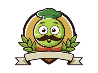 Organic Food Branding Olive Oil Logo