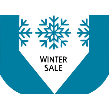 Frosted Snowflake Bag Logo
