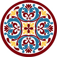 African ethnic tribes, this fabric design blends traditional tribal patterns with a contemporary aesthetic. Ethnic a refined palette of dark red tones, the pattern ethnic cultural depth while offerin