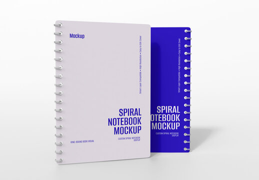 Notebook with Ring Mockup