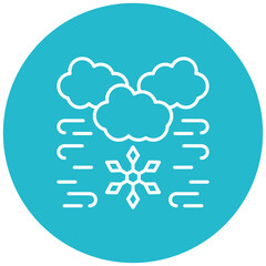 Cold breeze Icon