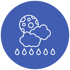 Night rain Icon
