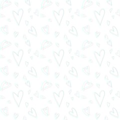 seamless pattern with hearts