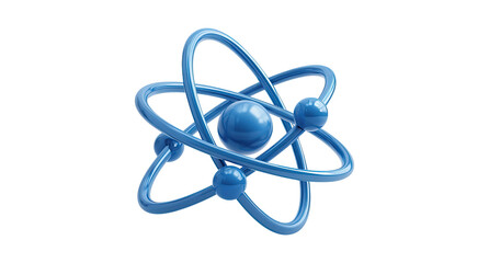 Blue atomic model