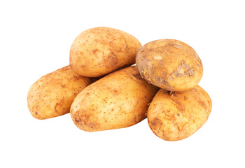 Wholesome Fresh Potatoes Pile: Earthy Root Vegetables for Healthy Cooking and Delicious Culinary Creations