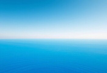 Obraz premium A vast, cloudless cerulean expanse, symbolizing potential, calm, and new beginnings, perfect for optimistic concepts , clear, environment
