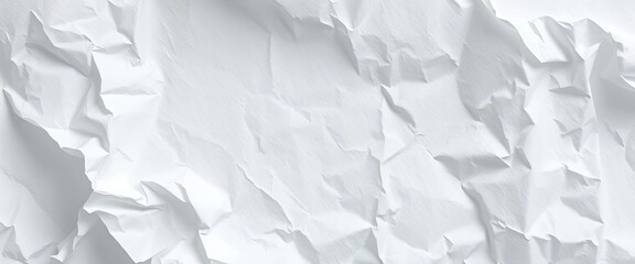 Fototapeta premium Delicate, crinkled white tissue paper texture close-up, crumpled, texture