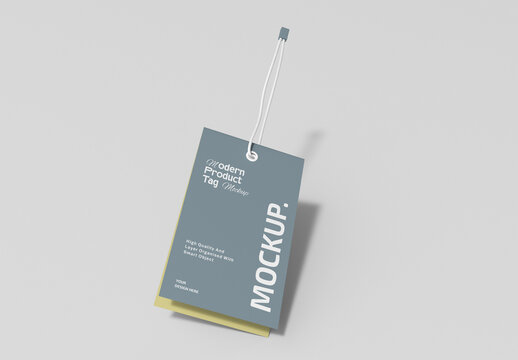 Product Tag Mockup Set