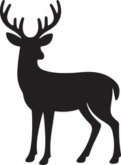 Obraz premium deer Icon – Vector Illustration