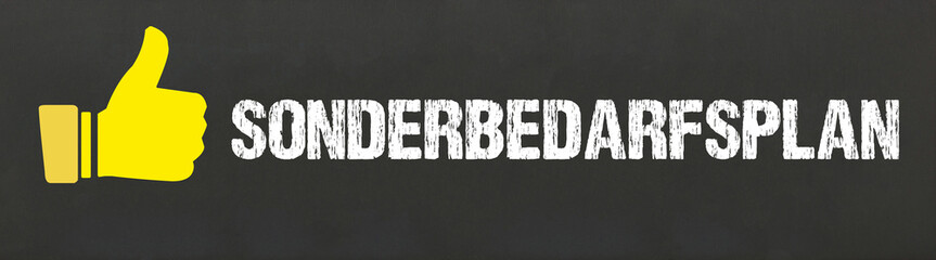 Sonderbedarfsplan	
