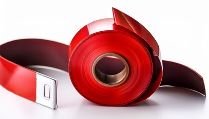 red tap on the white