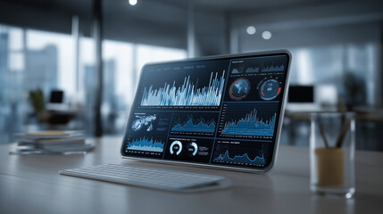 AI analytics technology for business intelligence and strategic decision-making.