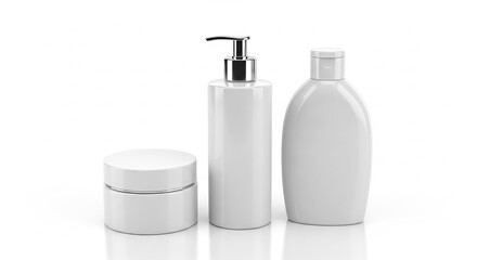 white cosmetic mokups