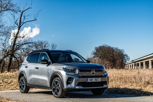 New Citroen C3 in nature, model year 2025, Hradec Kralove, Czech Republic, 7. 11. 2025