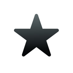 A single star icon with a gradient fill for rating, favorites or achievements