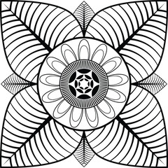 Traditional Sri Lankan Binara Flower Illustration