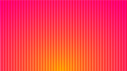 Obraz premium Misty Vertical Ripple Glass Gradient in Neon Pink and Orange