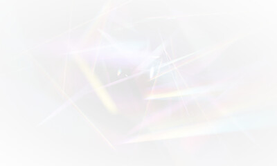 Fototapeta premium Png Background with light bokeh effect. Gorgeous Christmas background with glowing Png Rainbow light and crystal dust. Png Crystal shimmering with rainbow effect