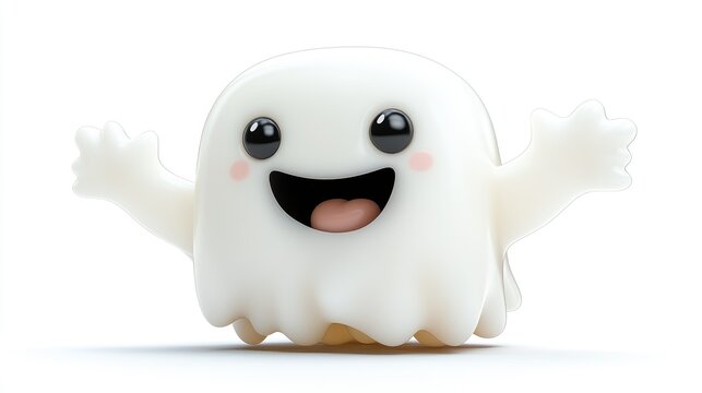 "Casper the Cheerful Ghost" 🎃👻
