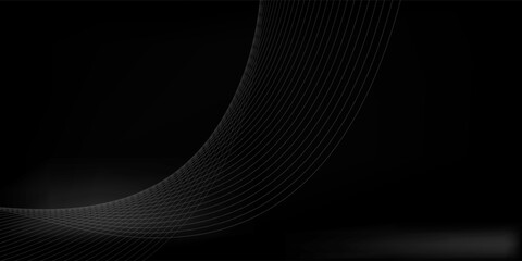 Black and white stripes line abstract pattern for backdrop or fabric style