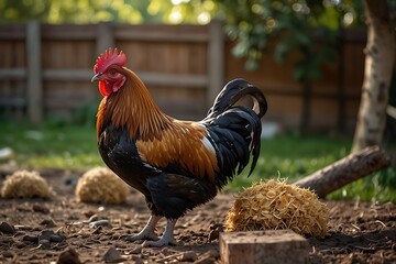 cock on the farm