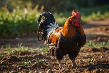 cock on the farm