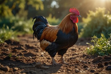 cock on the farm