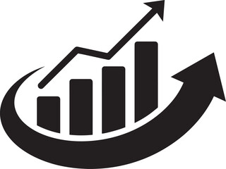 An icon of a graph going up and an arrow going down © Paul Anik