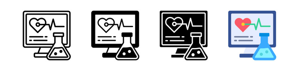 Obraz premium Medical Devices Icon, Multi Style Vector Illustration