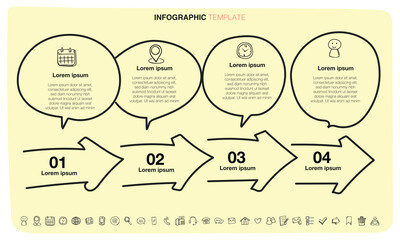 Doodle Infographic Template