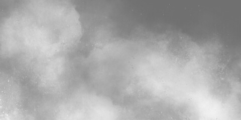 smoke. Isolated Real White Clouds on Black Background for Visual Effects on Photos and Designs. Smoke on gray background. abstract Monochrome smeared gray aquarelle painted paper texture .