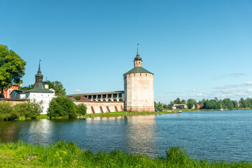 Panoramic View of Kirillo-Belozersky Monastery in Summer