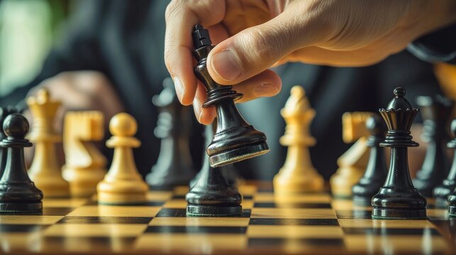 A chess game where one player is shown tipping the board in frustration illustrating ignobleness in competition