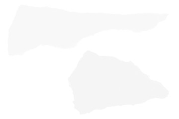 White torn paper strips set with rough ripped edges. Horizontal ripped paper pieces isolated on transparent background, collage paper texture elements