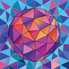 abstract triangle background