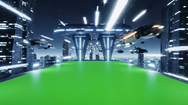 Futuristic blue white glow diffusion scene 2 with blue white glow diffusion effect futuristic style featuring cinematic, 4k, stock