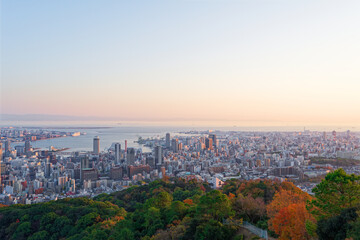 Fototapeta premium 錨山から見る神戸の夕景