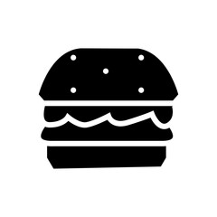 hamburger vector illustration glyph icon