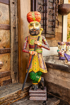 Wooden toy guard of Rajasthan