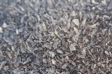 kryształki lodu jako tło zimowe