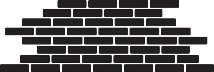 Black Brick Wall Pattern Background,
Brick Wall Texture Silhouette Design,
Abstract Brick Wall Background Illustration
