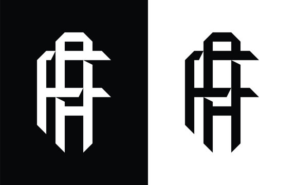 AF Monogram Logo Design, Minimalist Interlocking Letters A and F, Modern Geometric Symmetry Typography for Architecture, Tech, and Law Firm Branding Identity