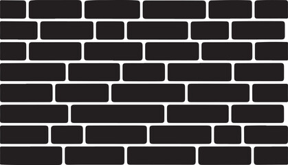 Black Brick Wall Pattern Background,
Brick Wall Texture Silhouette Design,
Abstract Brick Wall Background Illustration