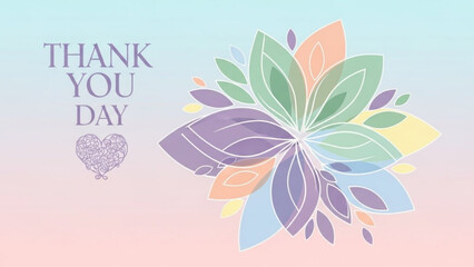 Floral Gratitude: A delicate floral arrangement with pastel hues serves as a heartwarming emblem of appreciation, conveying sentiments of thankfulness with grace and charm.