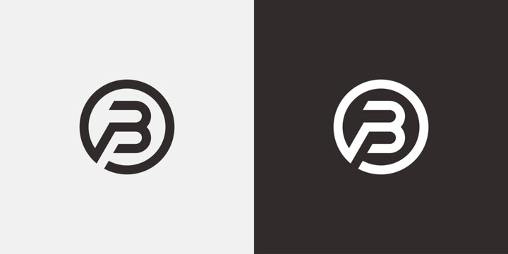 Stylized letter B logo icon