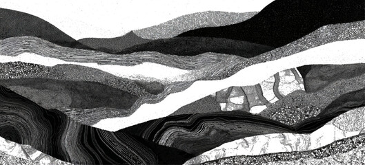 Vintage abstract rock strata pattern with organic wave lines textured. sandstone sedimentary rock formation natural earth strata background.