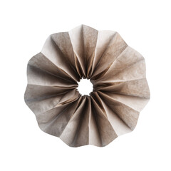  coffee filter paper fold transparent background