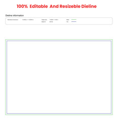 horizontal frame dieline template box dieline die lines packaging custom dieline  box cardboard box dieline pizza box dieline printable product packaging layout,