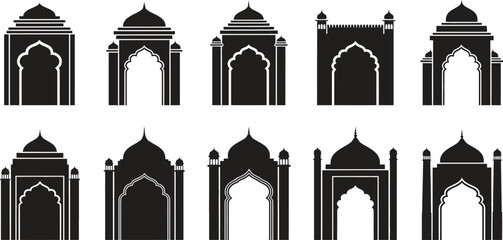 Islamic Architecture Mosque Silhouettes