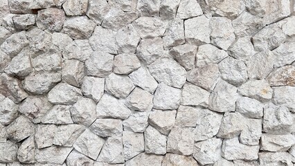 White stone wall texture